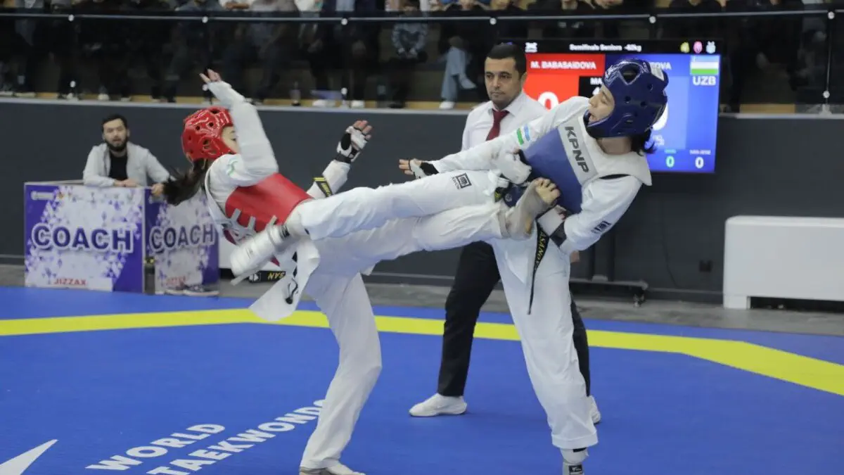 Taekvando. Jizzaxda Taekvondo WT boʻyicha Oʻzbekiston chempionati oʻtkazilmoqda