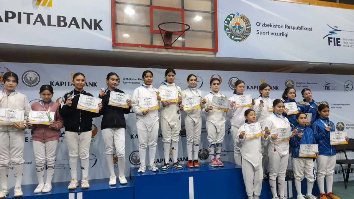 Qilichbozlik. U-13 Markaziy Osiyo chempionati: Shpaga bo‘yicha jamoaviy bahslar yakunlandi