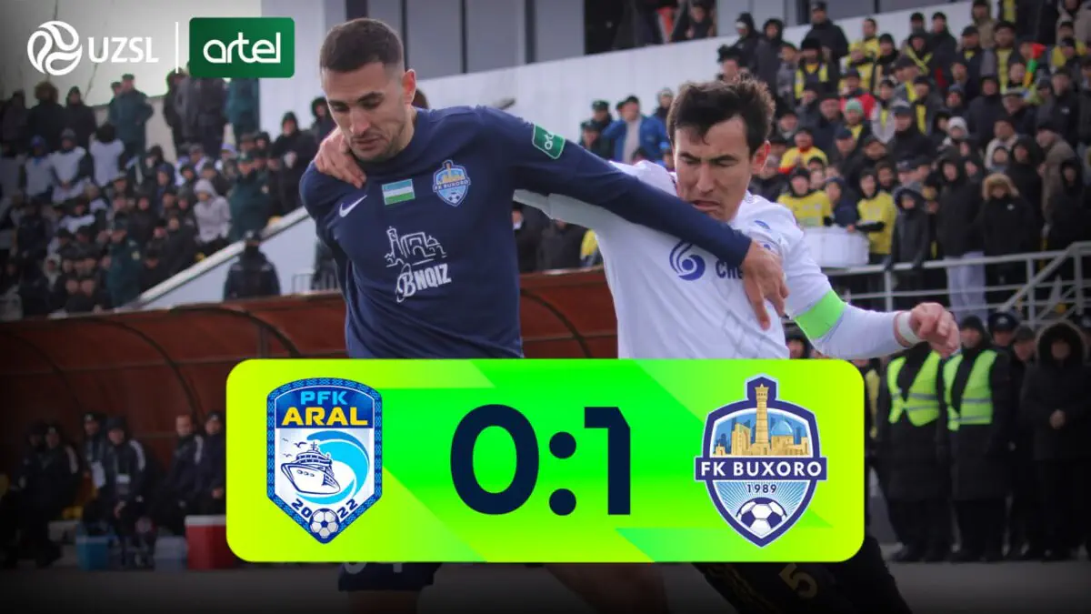 Superliga. Aral – Buxoro 0:1 (video sharh)
