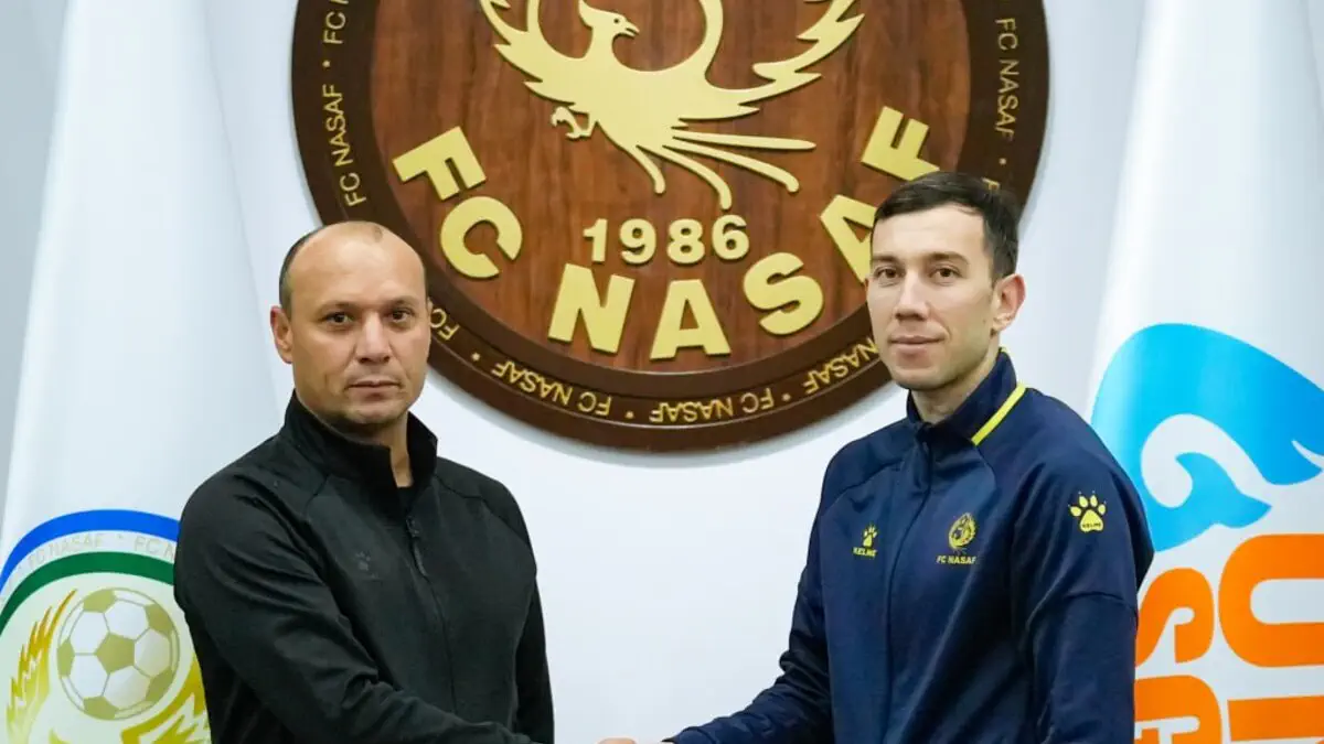 «Nasaf» Sharof Muhitdinov bilan shartnomani uzaytirdi