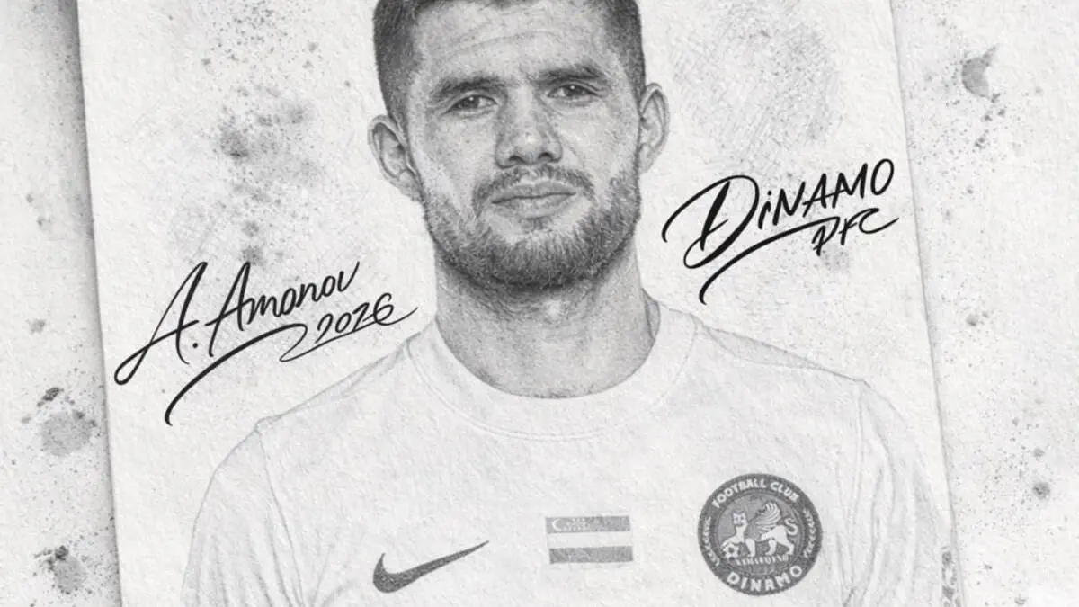 Azizbek Amonov «Dinamo» futbolchisiga aylandi