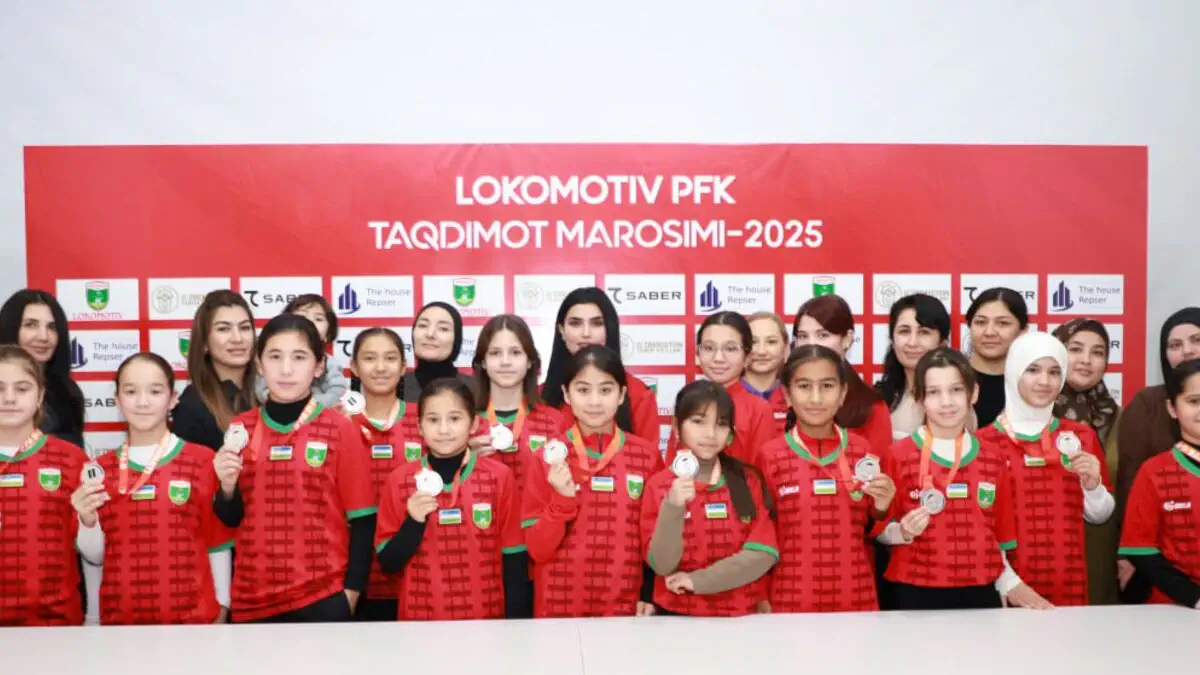 Lokomotiv U-12 qizlar jamoasiga ehtirom ko‘rsatildi