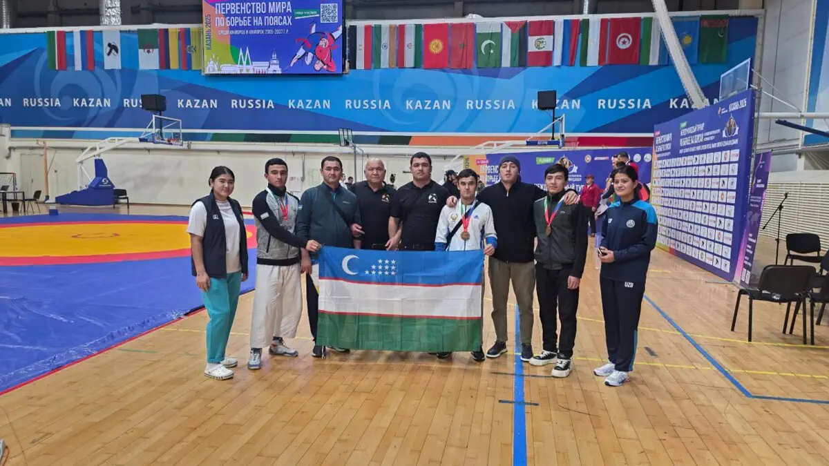 Belbog‘li kurashchilarimiz jahon chempionatida ikkinchi o‘rini qo‘lga kiritishdi