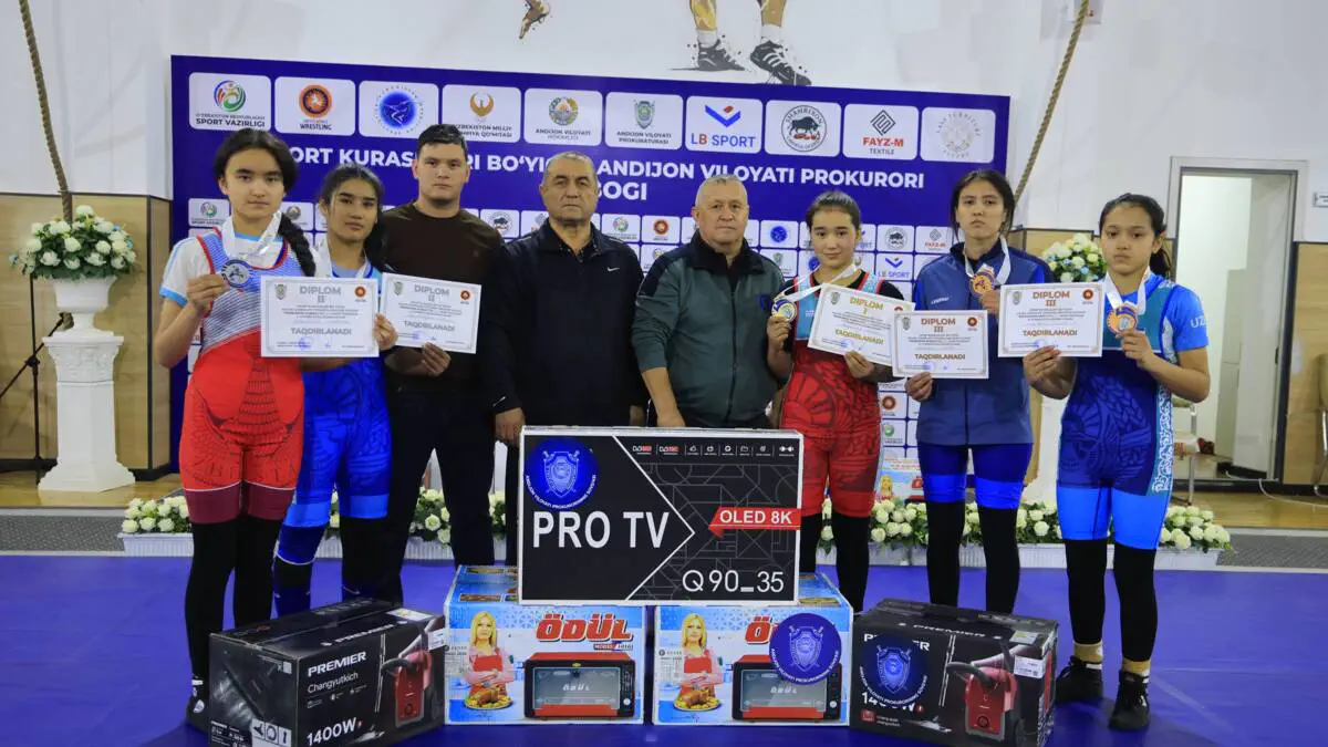 Andijonda sport kurashlari bo‘yicha viloyat prokurori kubogi musobaqalari davom etmoqda