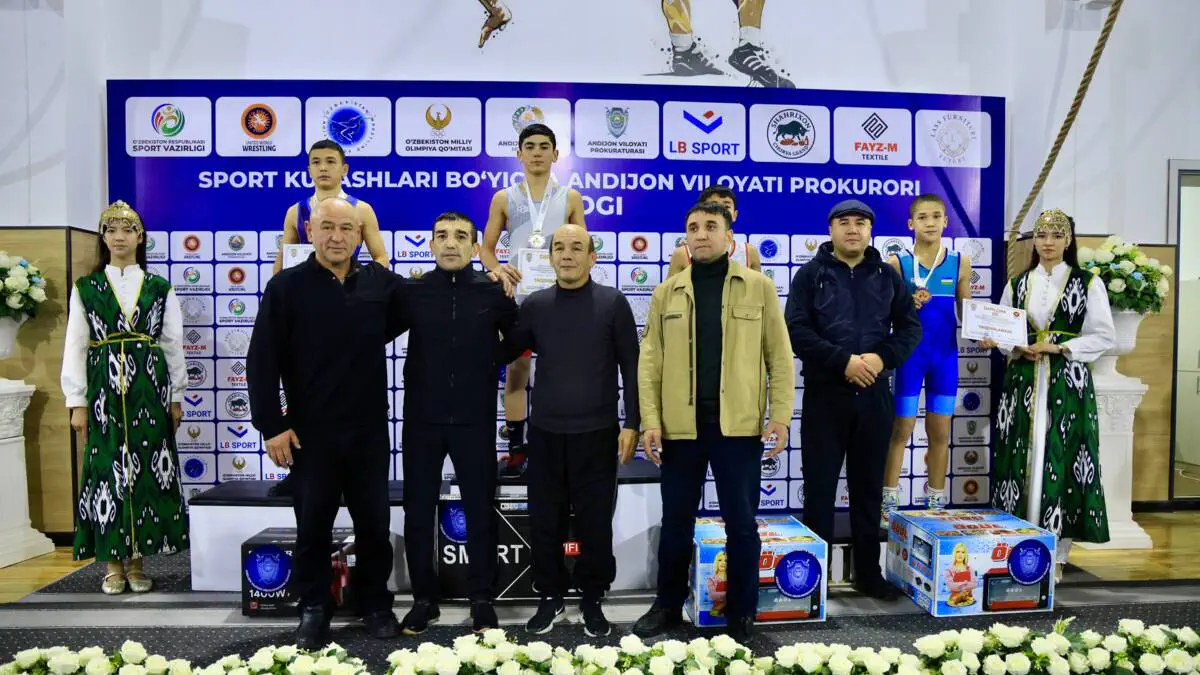 Andijonda sport kurashlari bo‘yicha viloyat prokurori kubogi musobaqalari yakunlandi