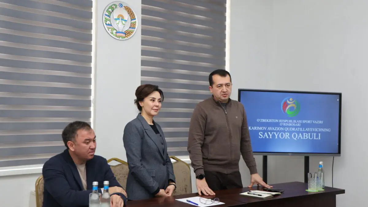 Sport vaziri o‘rinbosari ishtirokida sayyor qabul o‘tkazildi
