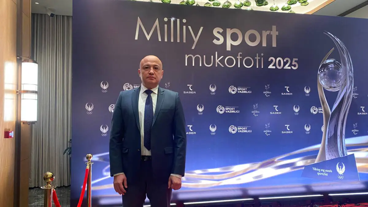 2025-yil 26-dekabr kuni Toshkentdagi JW Marriott mehmonxonasida Milliy sport mukofotlarini topshirish marosimi bo'lib o'tdi.