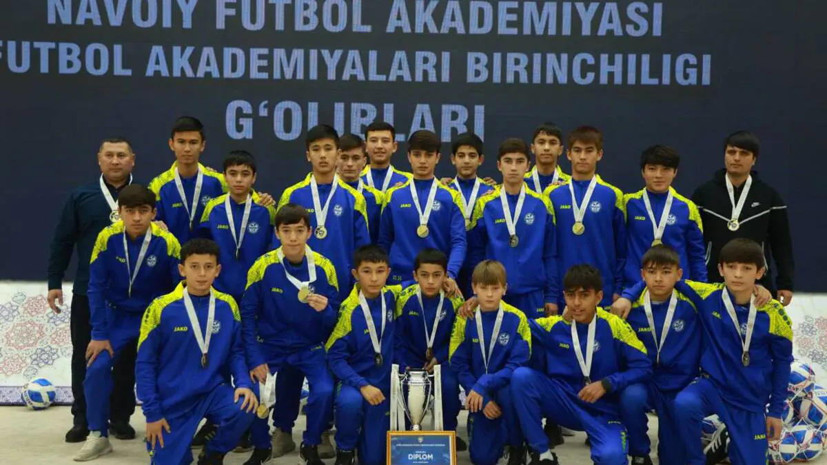  Navoiy futbol akademiyasining 2025-yil yakunlariga bag‘ishlangan yil sarhisobi tadbiri bo‘lib o‘tdi