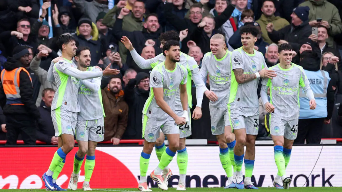 APL. Nottingham Forest - Manchester City - 1:2 (video sharh)
