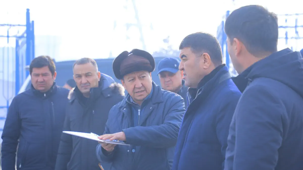 Namangan viloyati hokimi Navbahor Markaziy stadioniga tashrif buyurdi