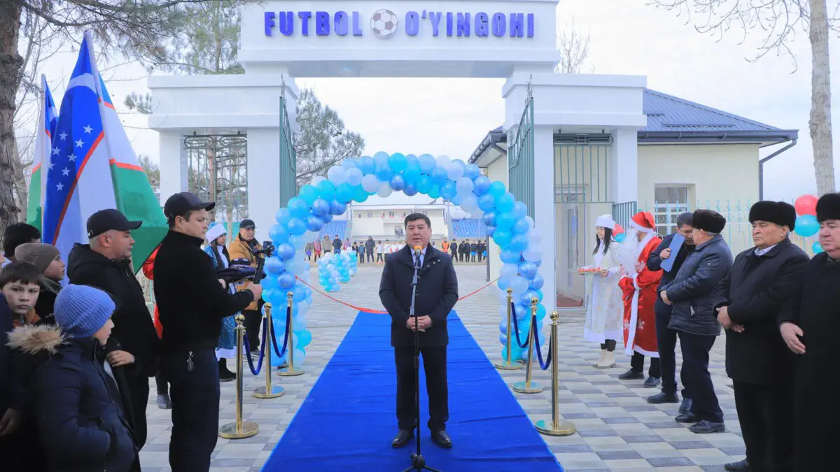 Yangi yil bayrami arafasida Samarqand viloyatida yangi sport inshootlari foydalanishga topshirildi