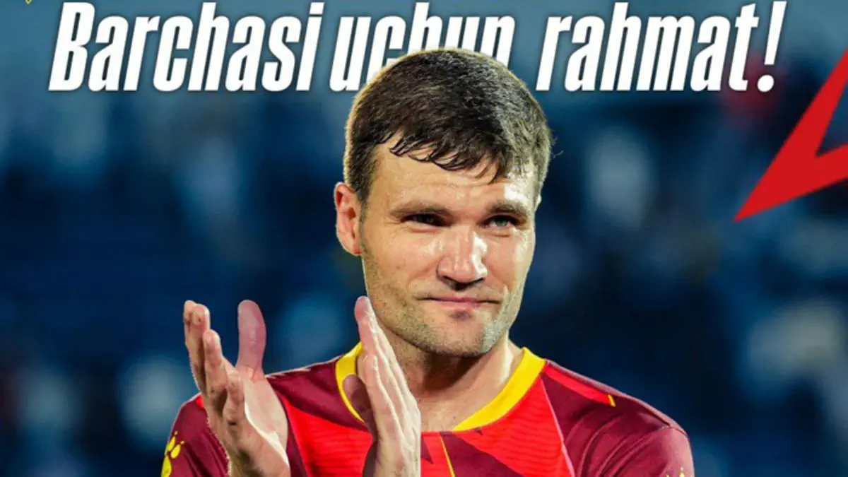 Igor Golban «Nasaf»dagi faoliyatini yakunladi