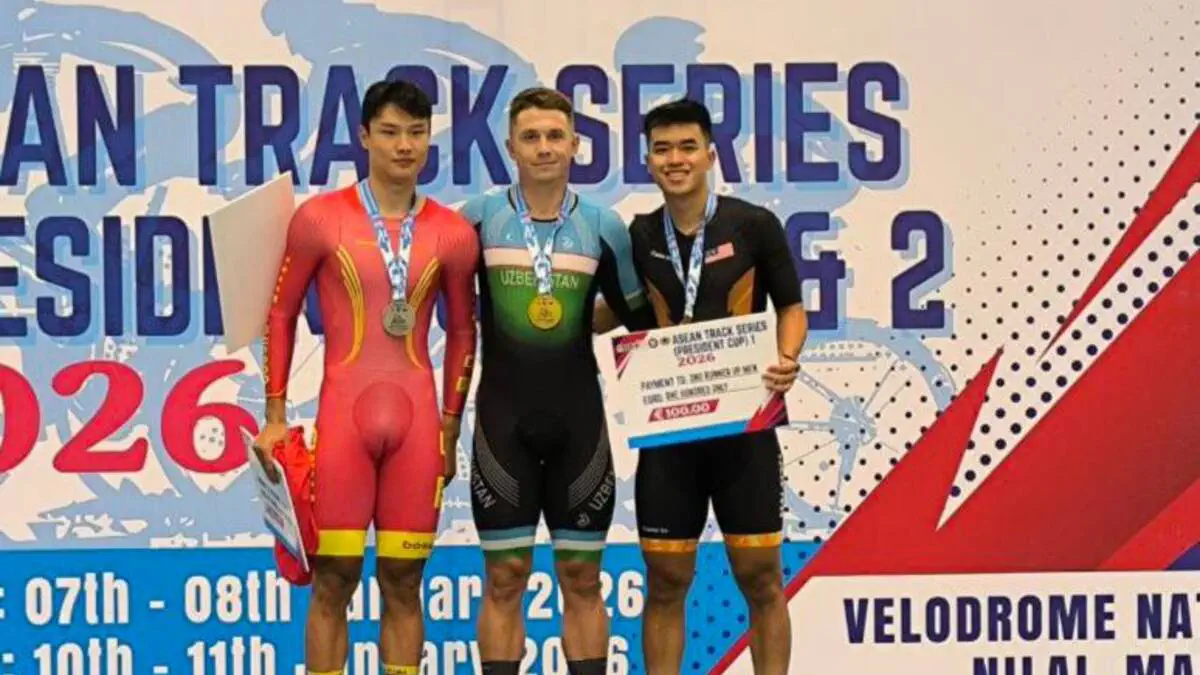 Velosport. Sergey Rostovtsev Asean track series musobaqasida oltin medalni qo'lga kiritdi