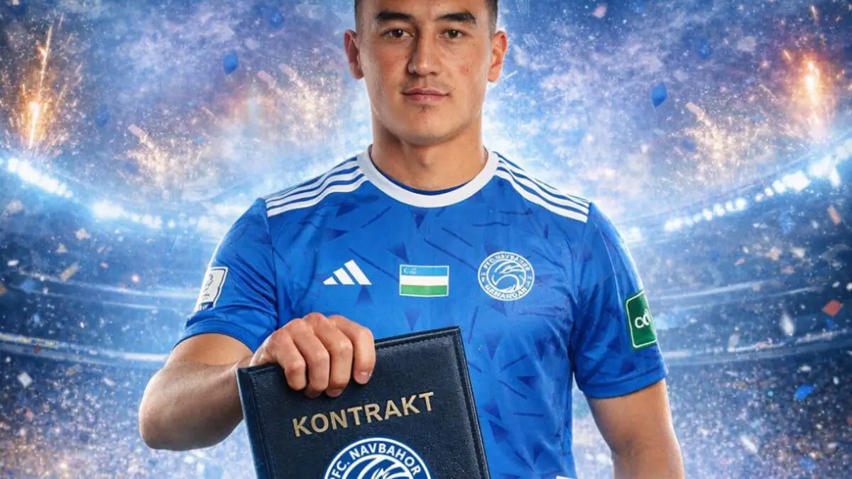 Shohruhbek Abdurahmonov – “Navbahor” futbolchisi