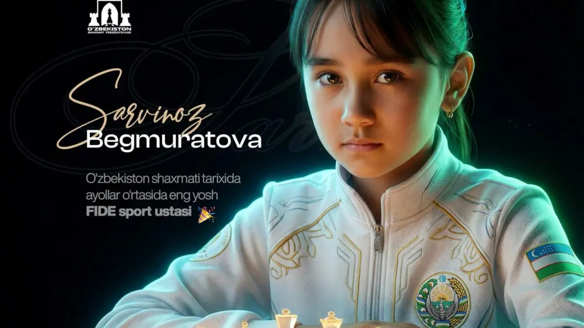Shaxmat. 12 yoshli Sarvinoz tarixni yangiladi! 
