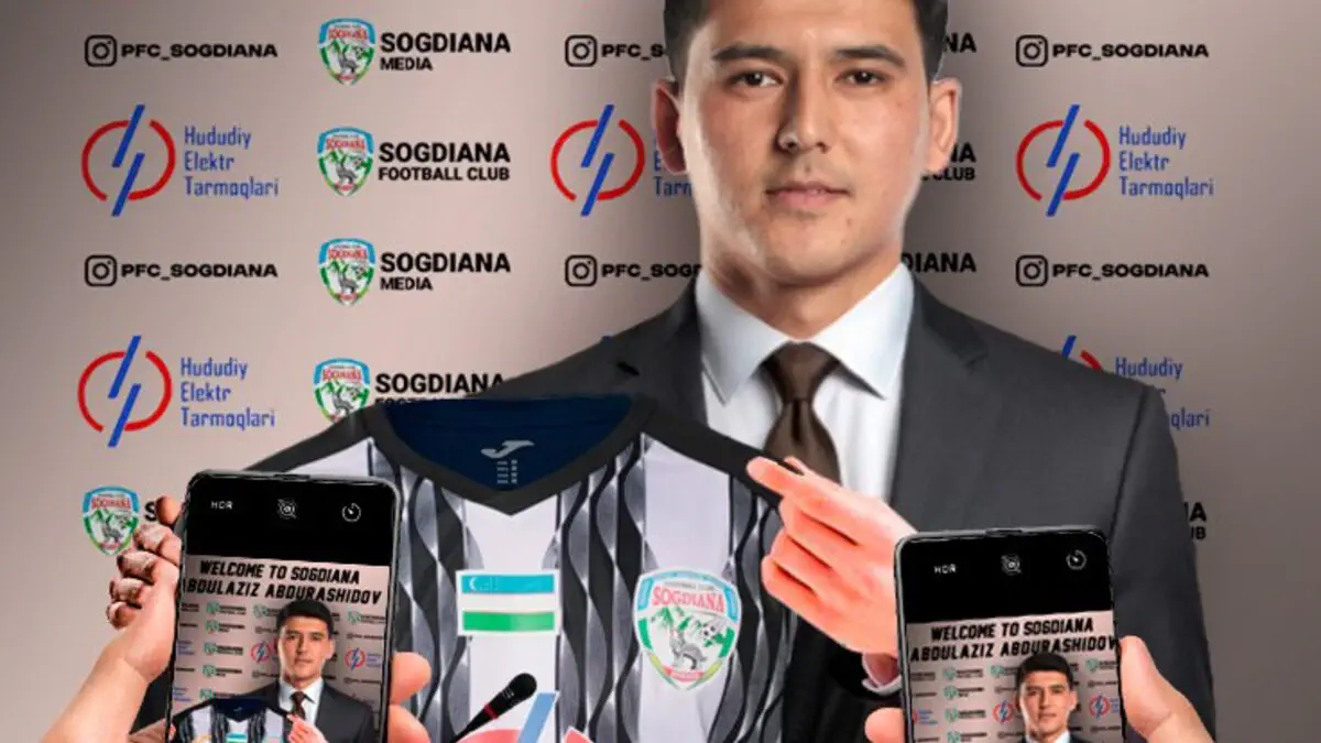 Abdulaziz Abdurashidov «So‘g‘diyona» futbolchisiga aylandi