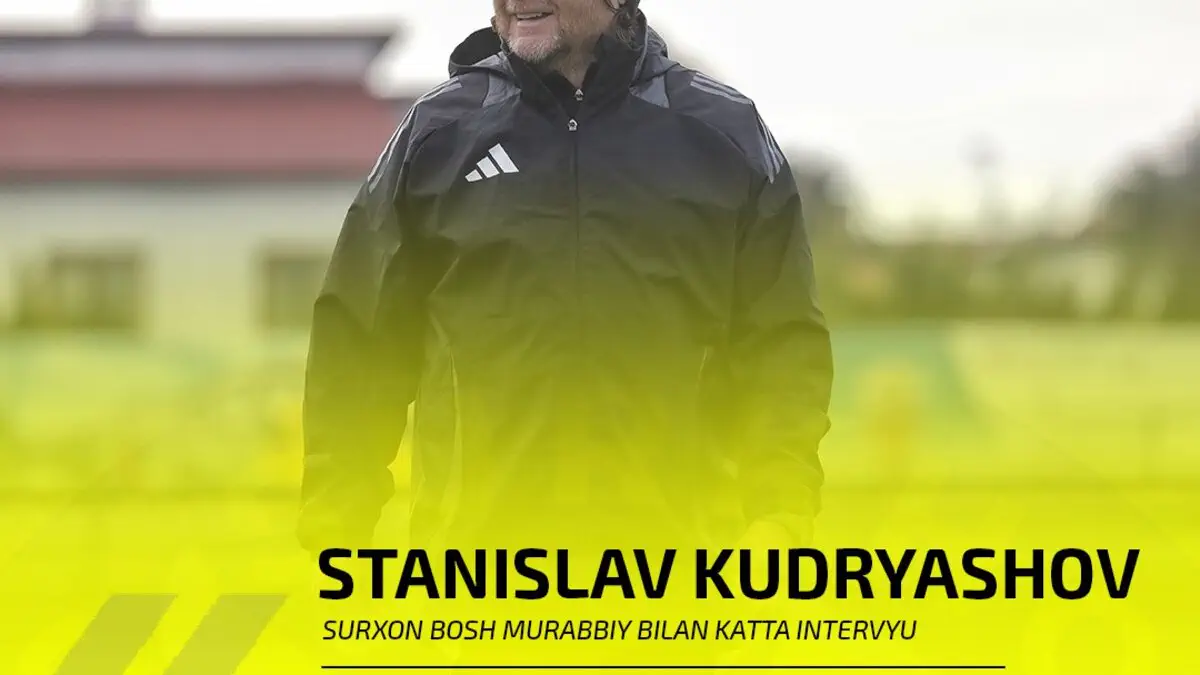 Stanislav Petrovich: “Surxon” doimo yosh va istiqbolli futbolchilarga tayanadi