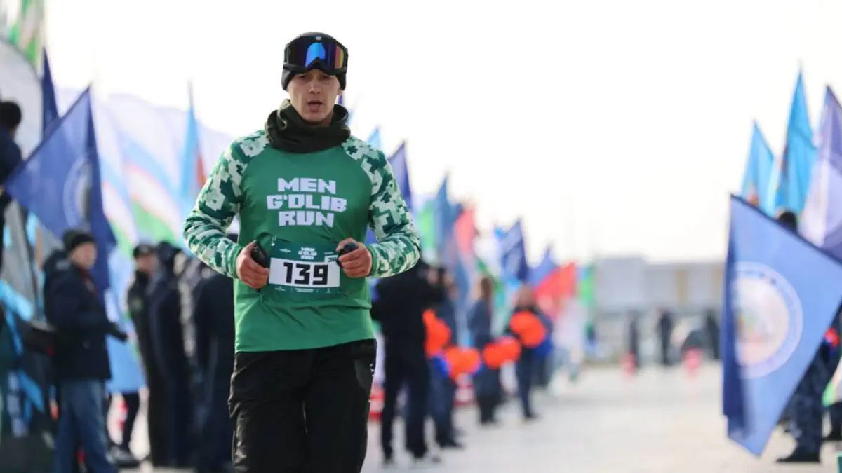 Vatan himoyachilari kuniga bagʻishlangan “Men gʻolib Run” yugurish musobaqasi oʻtkazildi