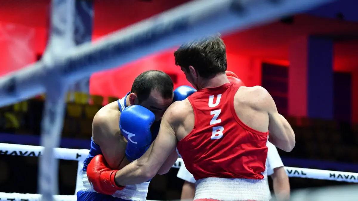 Boks. Olimpiya shaharchasining “Yakkakurashlar” arenasida kattalar o‘rtasida O‘zbekiston chempionati davom etmoqda