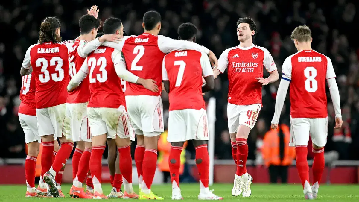 «Arsenal» oʻz tarixida ilk bor YChLda ketma-ket yetti oʻyinda gʻalaba qozondi