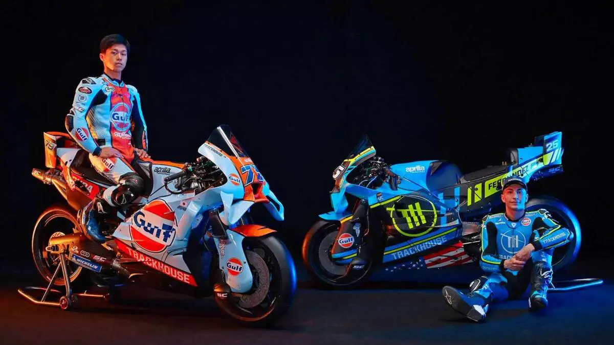 Amerikaning Trackhouse Racing jamoasi Aprilia RS-GP26 mototsikllari uchun mo'ljallangan libosni taqdim etdi