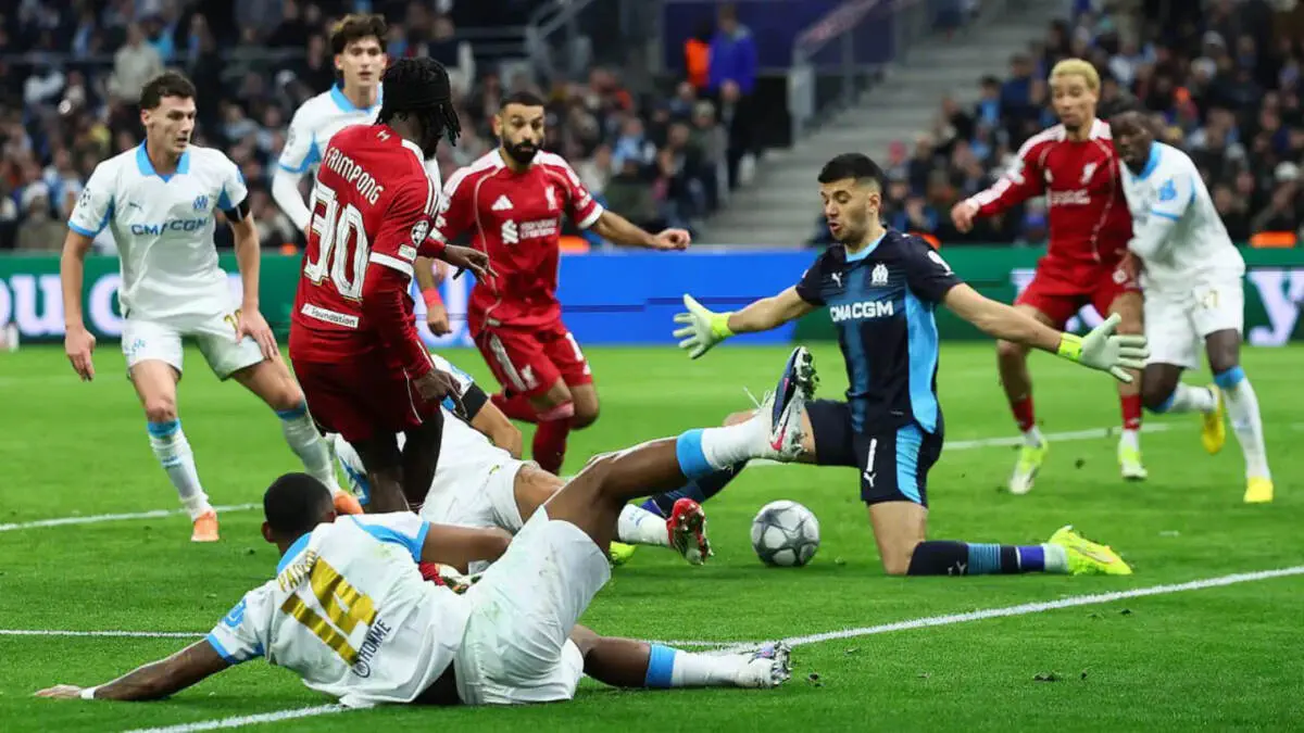 YeCHL. Marsel – Liverpul 0:3 (video sharh)