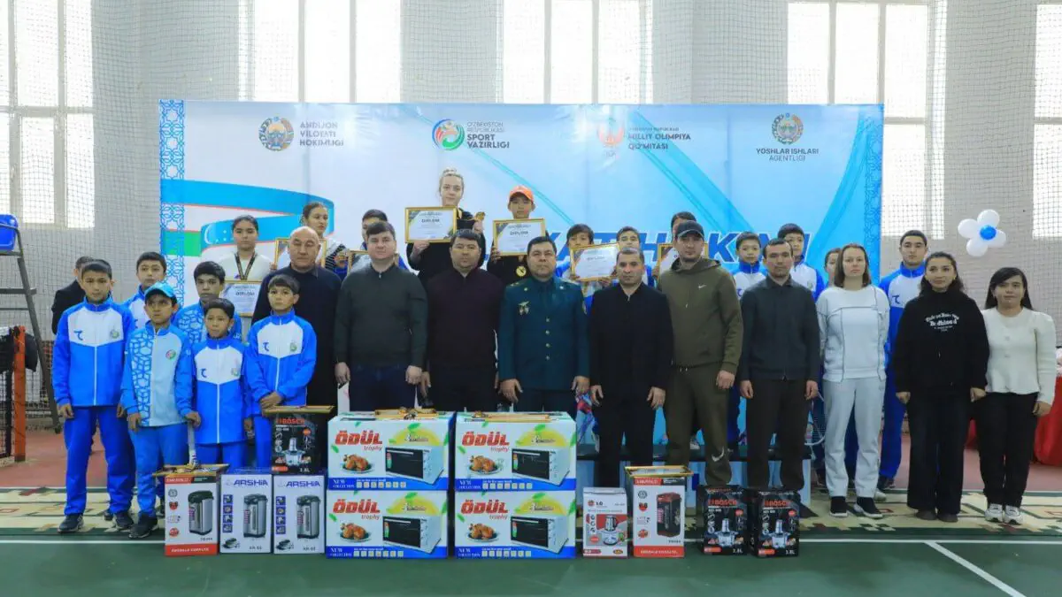 Andijon shahrida «Hokim olimpiadasi» doirasida tennis musobaqalari bo‘lib o‘tdi