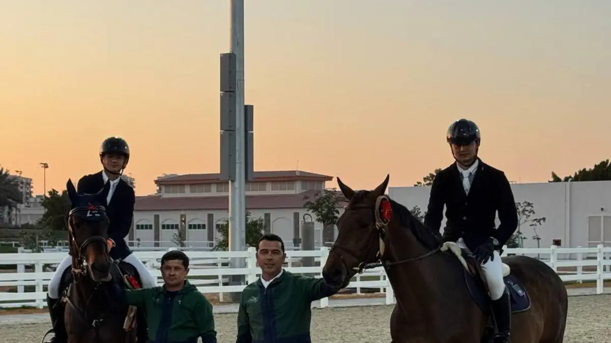  Abu-Dabi shahrida (BAA) 20–25-yanvar kunlari bo‘lib o‘tayotgan xalqaro ot sporti musobaqasi davom etmoqda