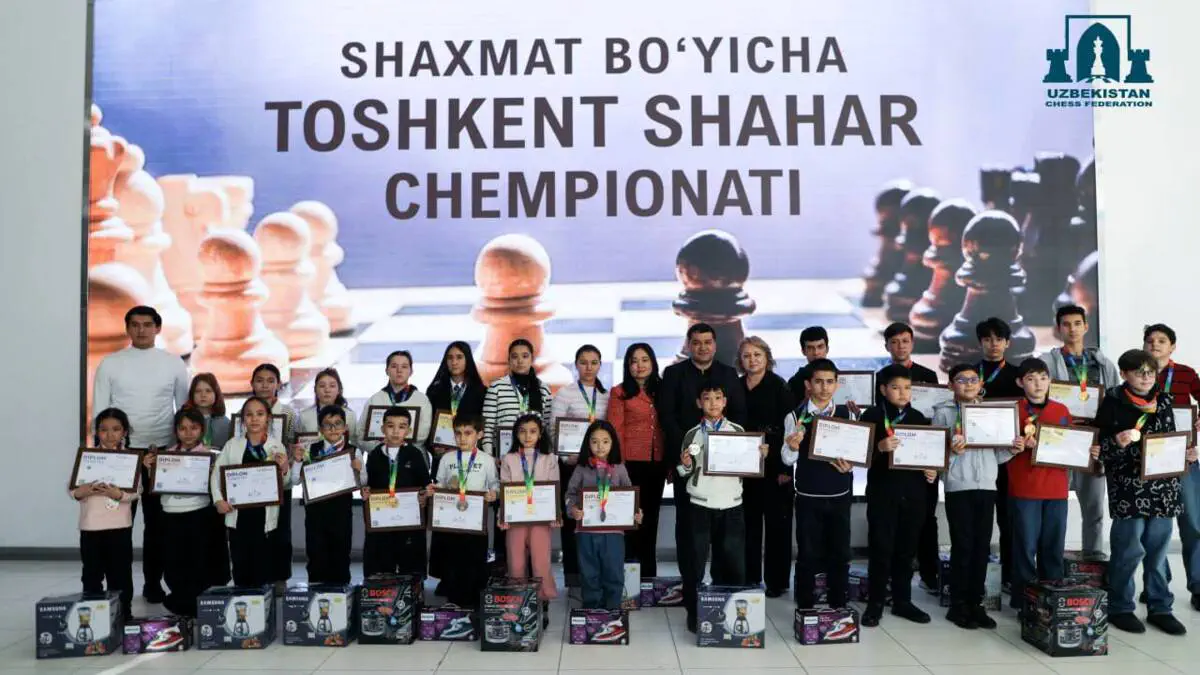 Shaxmat bo‘yicha Toshkent shahar chempionati yakunlandi