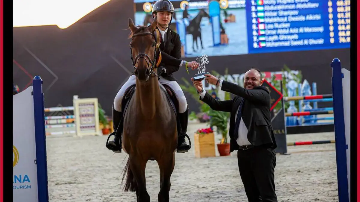  Abu-Dabi shahrida ot sportining to‘siqlardan sakrash — konkur yo‘nalishi bo‘yicha xalqaro musobaqa bo‘lib o‘tdi