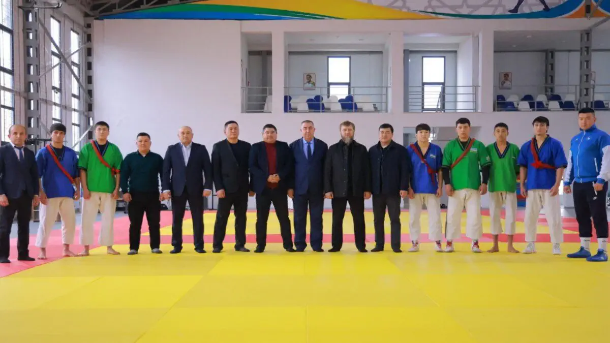 Osiyo belbog‘li kurash Konfederatsiyasi rahbarlari Gulistondagi sport infratuzilmasi bilan tanishdi