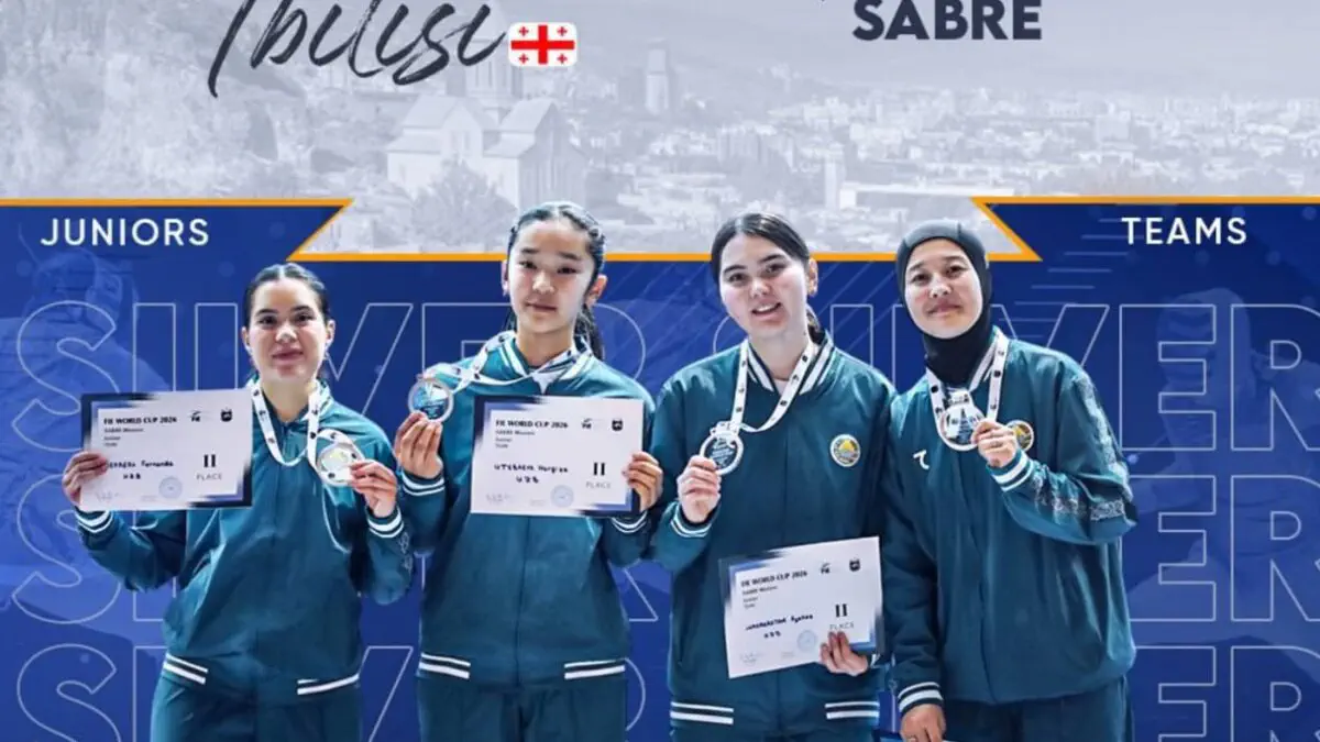 Qilichbozlik bo'yicha Jahon kubogida kumush medal Tbilisi, Gruziya