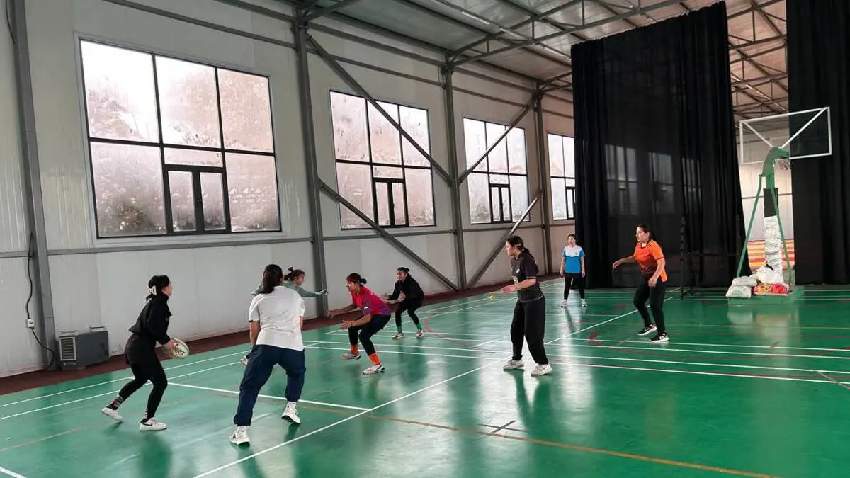 Regbi bo'yicha yoshlar terma jamoamizning mashg'ulotlari davom etmoqda 