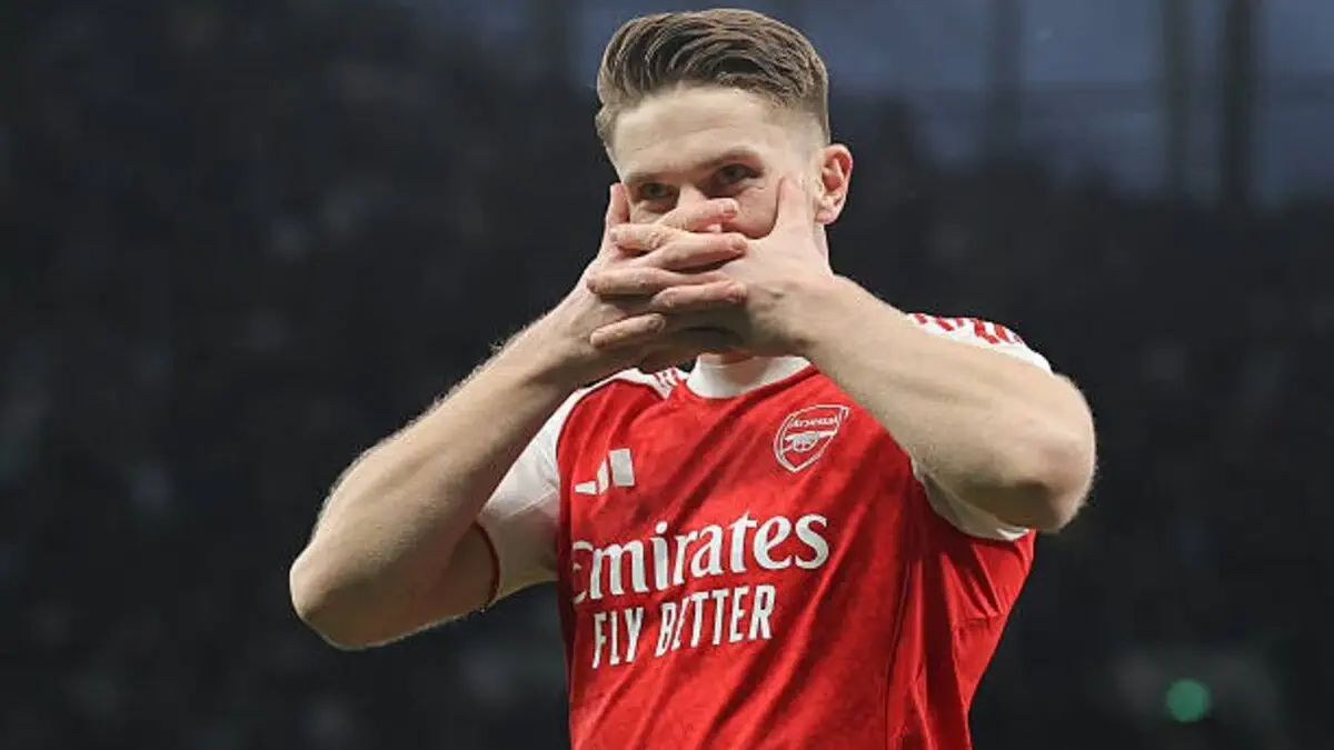«Arsenal» hujumchisi Viktor Dyokeresh «Tottenxem»ga qarshi derbida gol urishga muvaffaq bo‘ldi