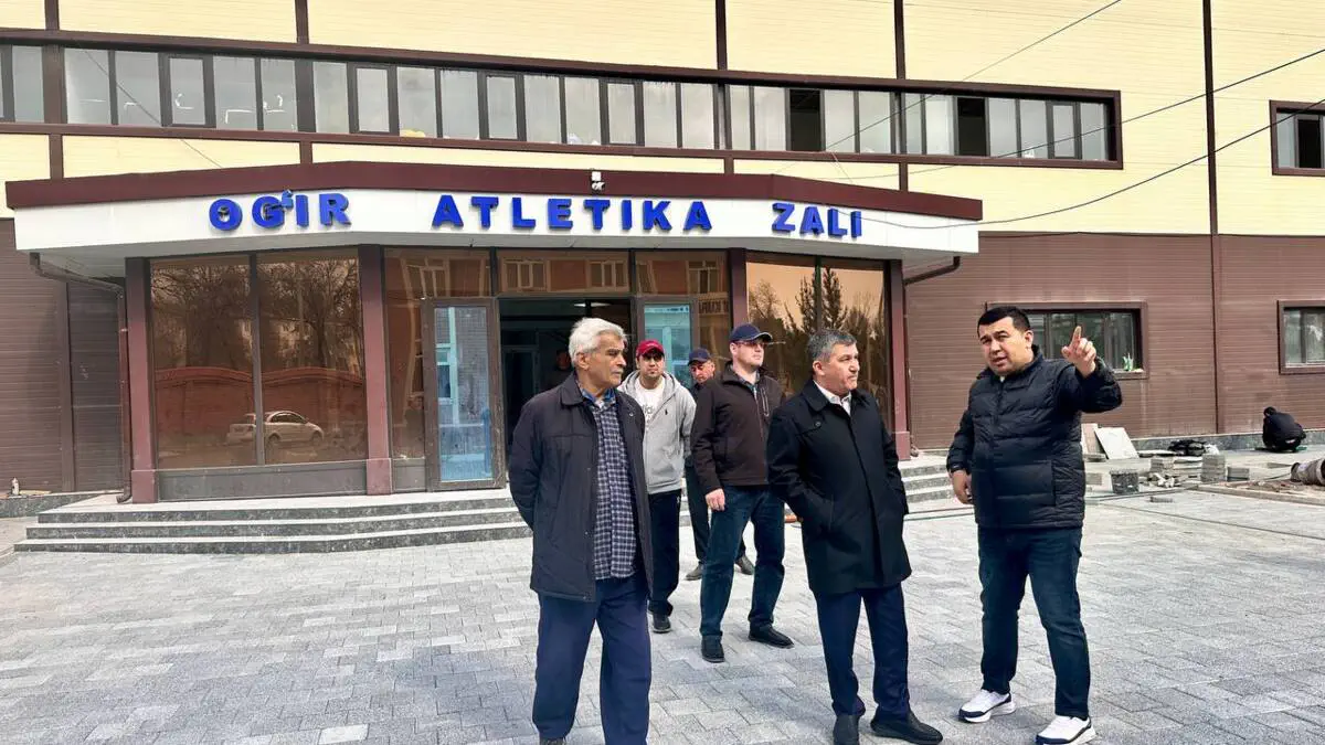 Yangi og‘ir atletika inshooti foydalanishga topshirilish arafasida