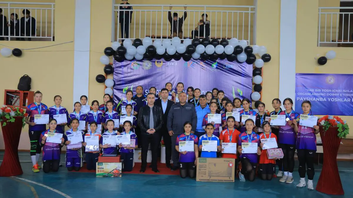 Namangan viloyatida sportning voleybol turi bo‘yicha U-17 yoshli qizlar o‘rtasida o‘tkazilgan viloyat chempionati o‘z yakuniga yetdi