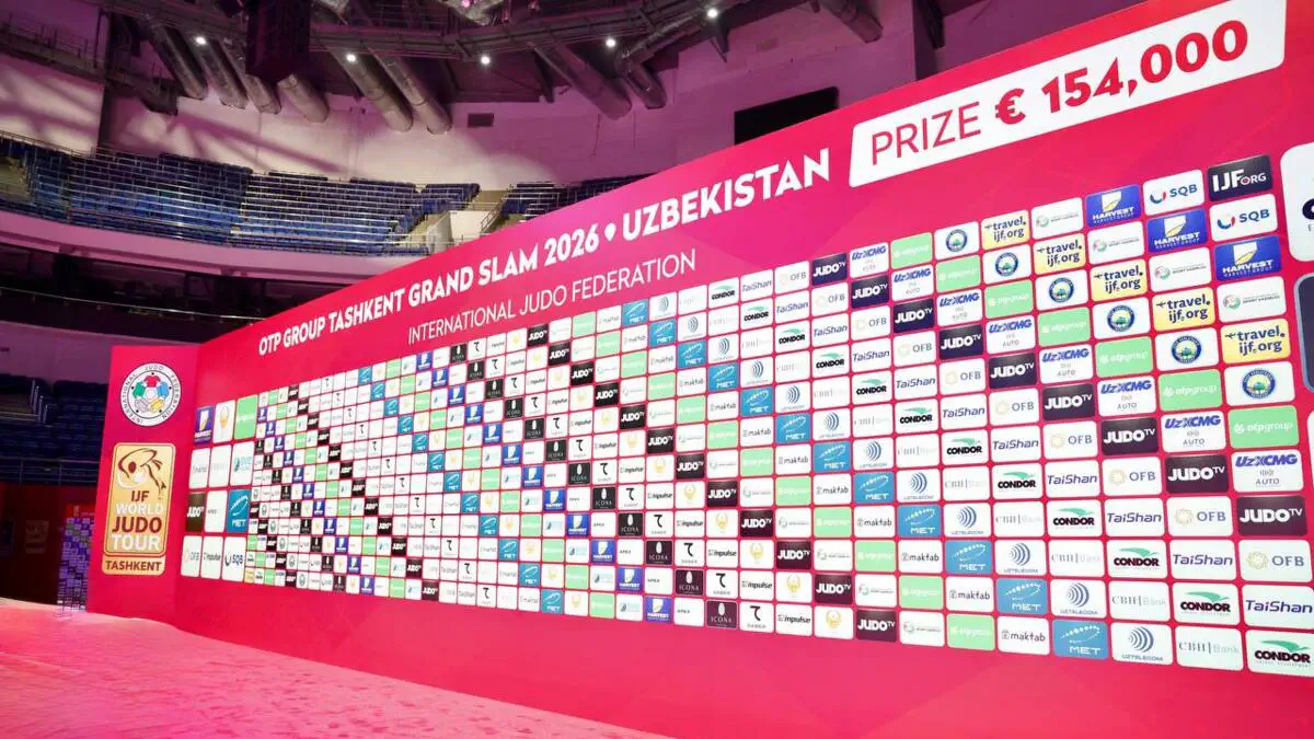 OTP Group Tashkent Grand Slam 2026. Musobaqaning ilk kuni 20 nafar dzyudochi bahsga kirishadi
