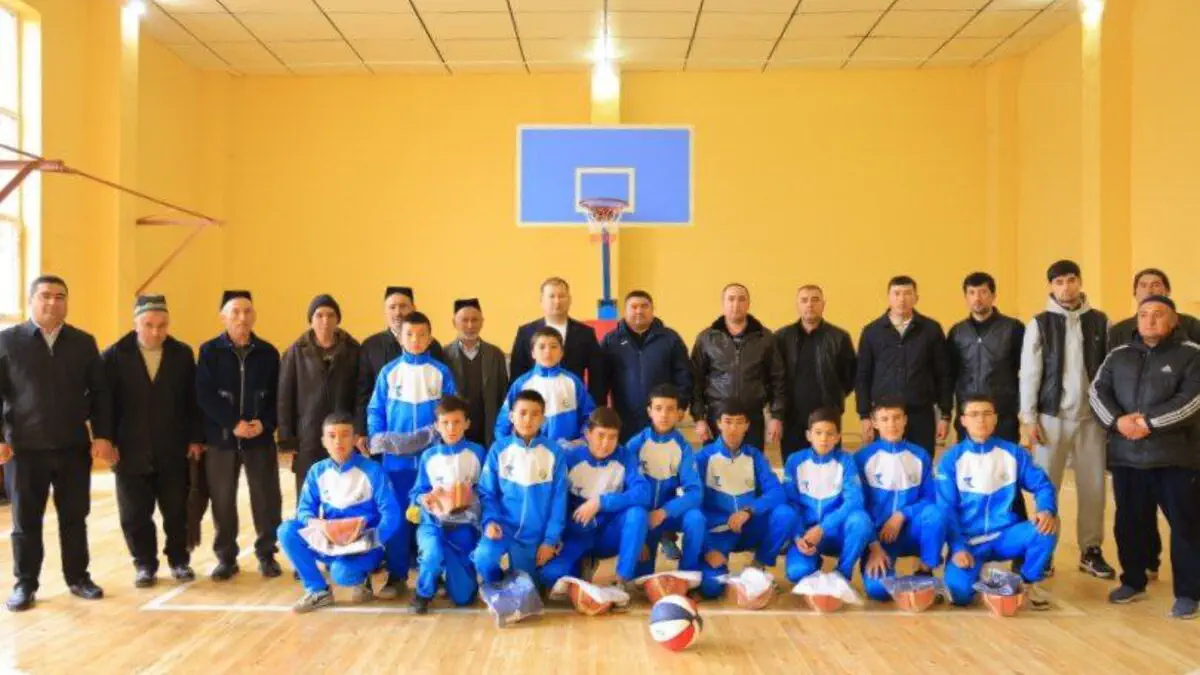 Boyovut tumanida zamonaviy sport zali foydalanishga topshirildi