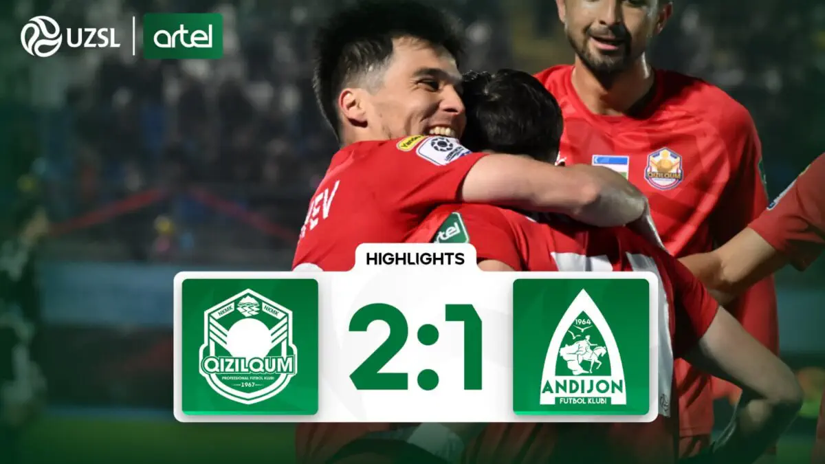 Superliga. Qizilqum — Andijon 2:1 (video sharh)