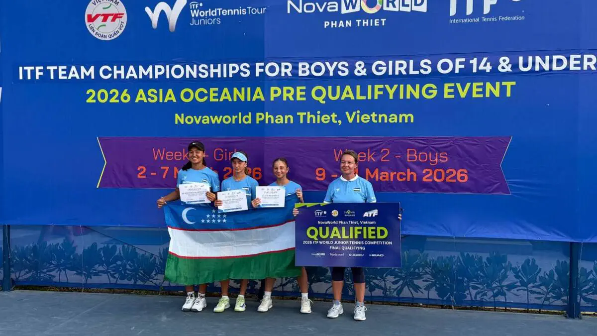 Tennis. O‘zbekiston — Vyetnamdagi turnir g‘olibi!