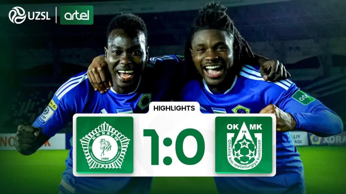 Superliga. Xorazm - OKMK - 1:0 (video sharh)