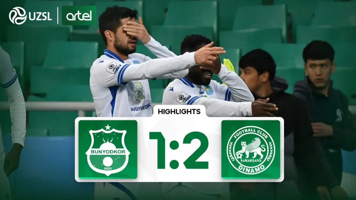 Superliga. Bunyodkor — Dinamo 1:2 (video sharh)