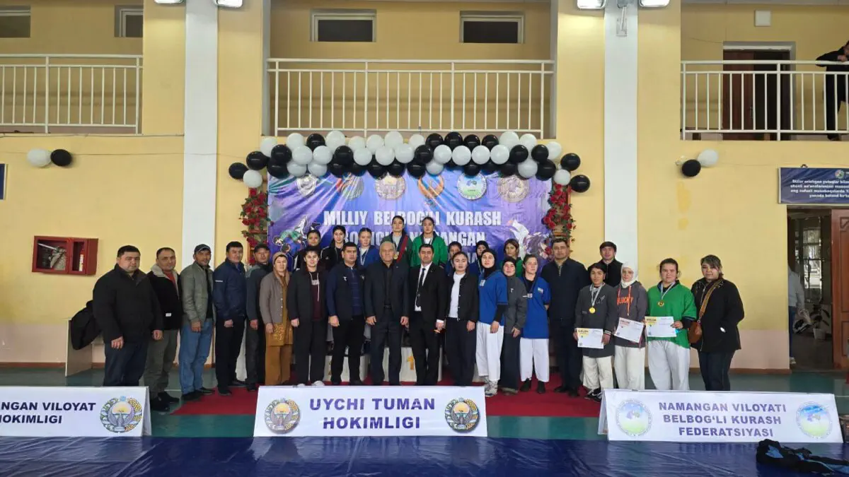 Kurash. Namangan viloyati chempionatining taqdirlash marosimi bo‘lib o‘tdi