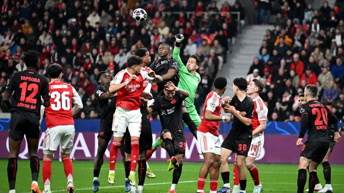 YChL. «Arsenal» 89-daqiqada urilgan gol evaziga «Bayer» bilan durang oʻynadi