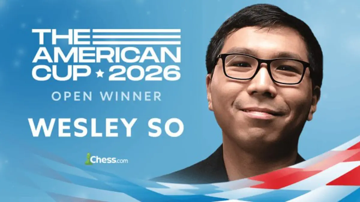 Shaxmat. Uesley So Amerika Kubogi 2026 turniri g‘olibi bo‘ldi