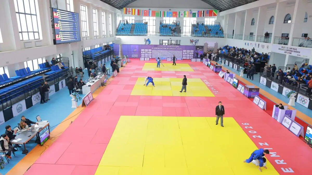 Termiz shahrida sportning dzyudo turi bo‘yicha yoshlar  o‘rtasida O‘zbekiston kubogi boʻlib oʻtmoqda