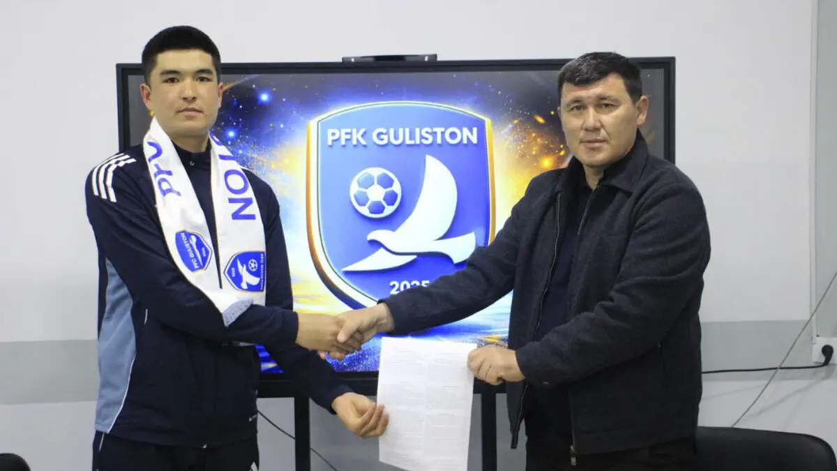 «Guliston» Javohir Nazarqulov transferini e’lon qildi 