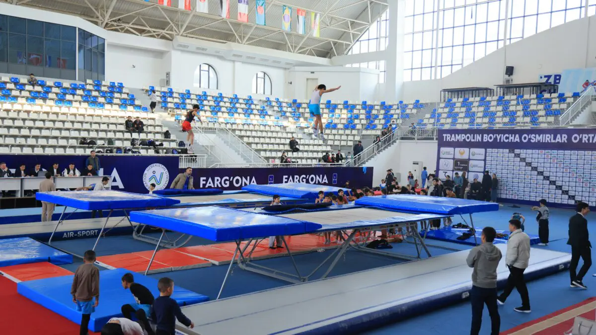 Trampolin sport turi bo‘yicha O‘zbekiston chempionati o‘tkazilmoqda