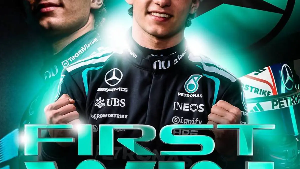 Kimi Antonelli Xitoy Gran-prisini Rasseldan ortda qoldirdi; Xemilton Ferrari uchun birinchi shohsupani egalladi