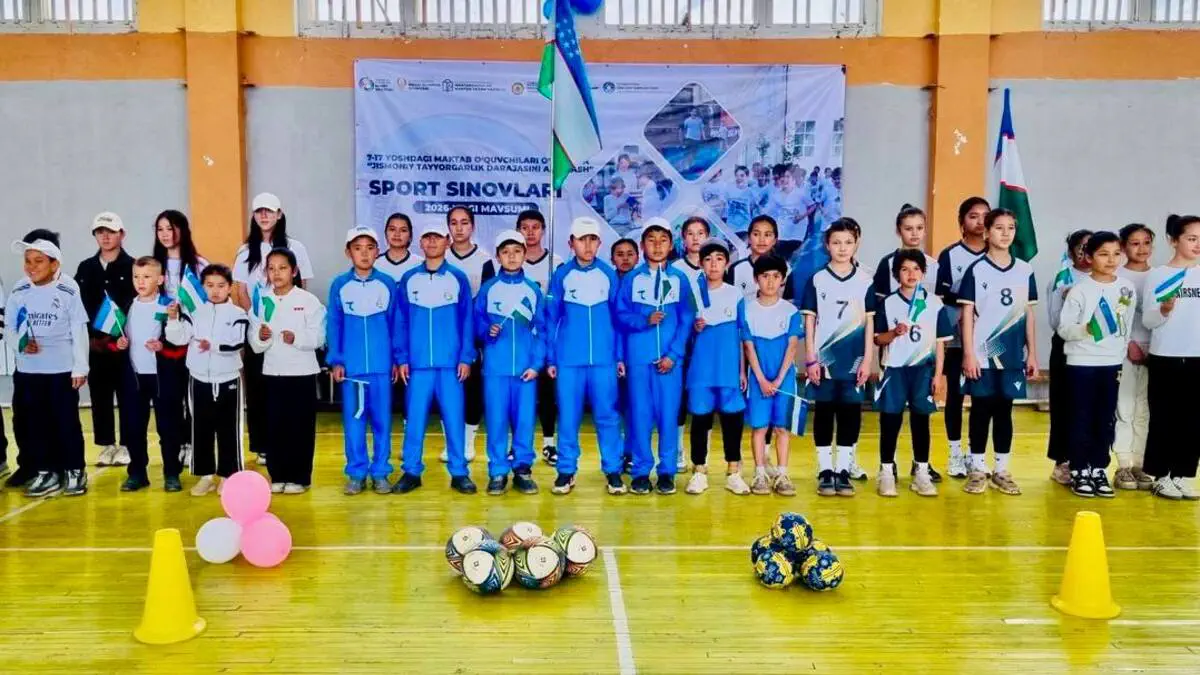 Qo‘rg‘ontepa tumanida maktab o‘quvchilari o‘rtasida sport sinovlari boshlandi